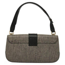 Salvatore Ferragamo Gancini Shoulder Bag Leather Black Brown Auth 134093-3