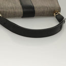 Salvatore Ferragamo Gancini Shoulder Bag Leather Black Brown Auth 134093-7