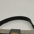 Salvatore Ferragamo Gancini Shoulder Bag Leather Black Brown Auth 134093-8