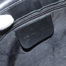 Salvatore Ferragamo Gancini Shoulder Bag Leather Black Brown Auth 134093A-18