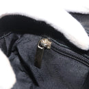 Salvatore Ferragamo Gancini Shoulder Bag Leather Black Brown Auth 134093A-22