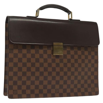 LOUIS VUITTON Damier Ebene Altona PM Briefcase N53315 LV Auth 134095
