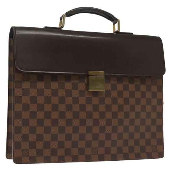 LOUIS VUITTON Damier Ebene Altona PM Briefcase N53315 LV Auth 134095