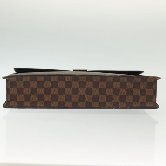 LOUIS VUITTON Damier Ebene Altona PM Briefcase N53315 LV Auth 134095