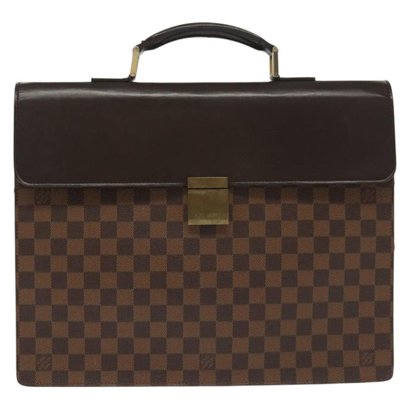 LOUIS VUITTON Damier Ebene Altona PM Briefcase N53315 LV Auth 134095