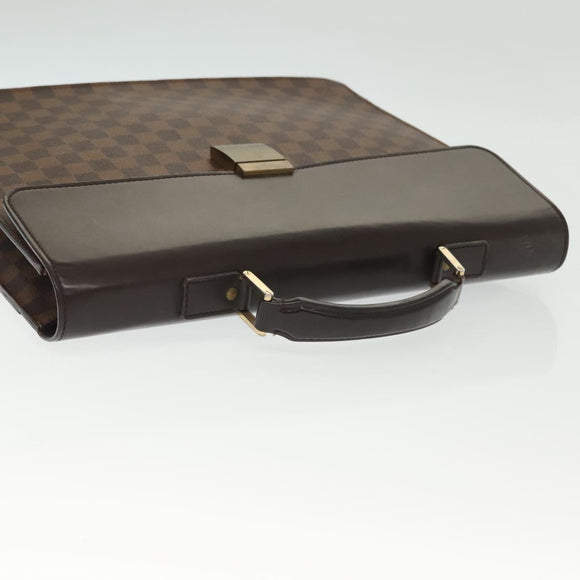LOUIS VUITTON Damier Ebene Altona PM Briefcase N53315 LV Auth 134095