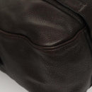 BURBERRY Shoulder Bag Leather Black Gold Auth 134105-14