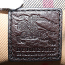 BURBERRY Shoulder Bag Leather Black Gold Auth 134105-18