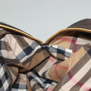 BURBERRY Shoulder Bag Leather Black Gold Auth 134105-20