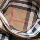 BURBERRY Shoulder Bag Leather Black Gold Auth 134105-21