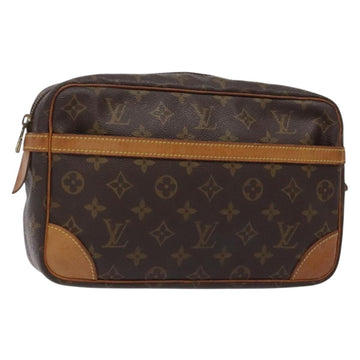 LOUIS VUITTON Monogram Compiegne 28 Clutch Bag M51845 LV Auth 134118