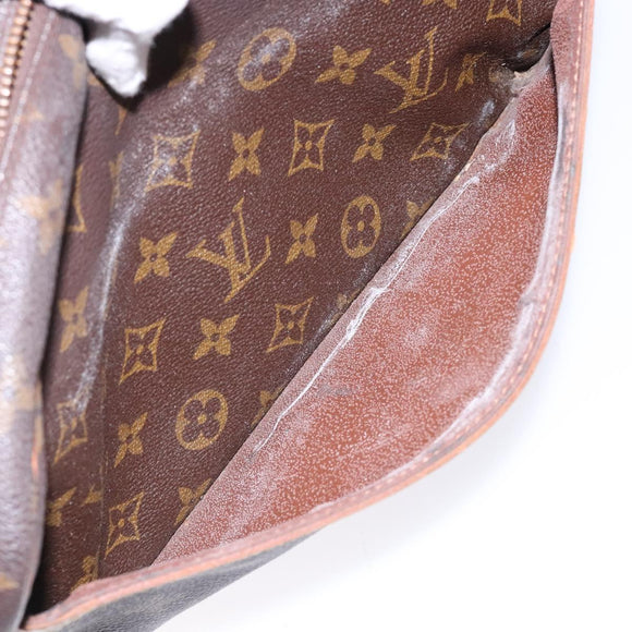 LOUIS VUITTON Monogram Compiegne 28 Clutch Bag M51845 LV Auth 134118