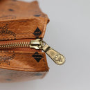 MCM Logogram Vicetos Shoulder Bag PVC Leather Brown Gold Auth 134128-14