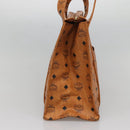 MCM Logogram Vicetos Shoulder Bag PVC Leather Brown Gold Auth 134128-4