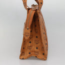 MCM Logogram Vicetos Shoulder Bag PVC Leather Brown Gold Auth 134128-5