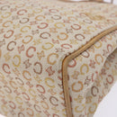 CELINE C Macadam Canvas Hand Bag Beige Auth 134129-15