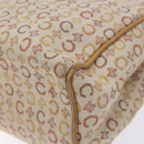 CELINE C Macadam Canvas Hand Bag Beige Auth 134129-16