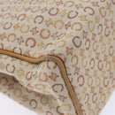 CELINE C Macadam Canvas Hand Bag Beige Auth 134129-17