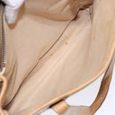 CELINE C Macadam Canvas Hand Bag Beige Auth 134129-25