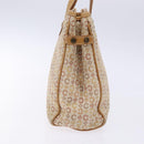 CELINE C Macadam Canvas Hand Bag Beige Auth 134129-3