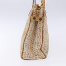 CELINE C Macadam Canvas Hand Bag Beige Auth 134129-4
