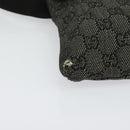 GUCCI GG Canvas Waist bag Gray Silver 28566 Auth 134140-9
