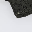 GUCCI GG Canvas Waist bag Gray Silver 28566 Auth 134140-15