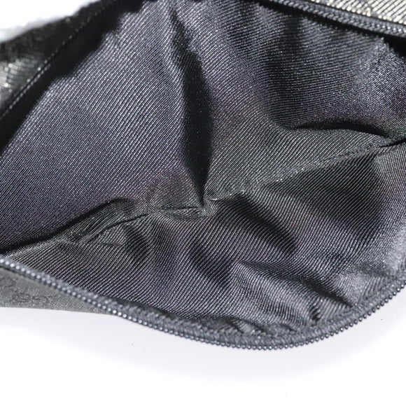 GUCCI GG Canvas Waist bag Gray Silver 28566 Auth 134140