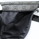 GUCCI GG Canvas Waist bag Gray Silver 28566 Auth 134140-18