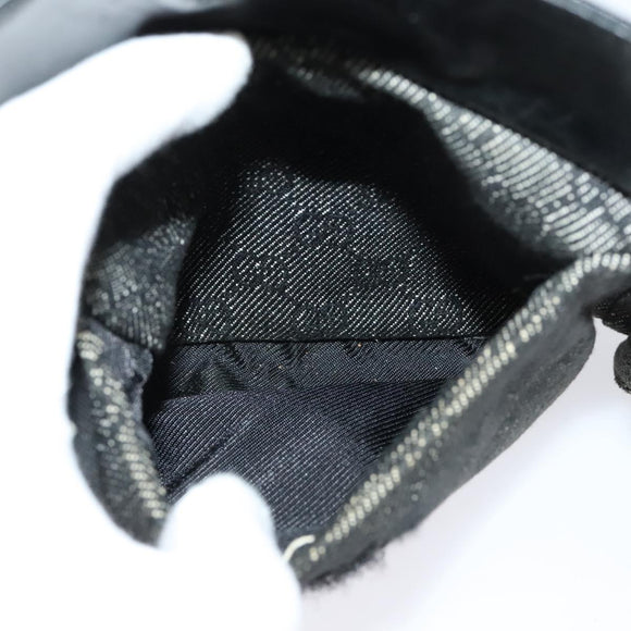 GUCCI GG Canvas Waist bag Gray Silver 28566 Auth 134140