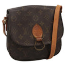 LOUIS VUITTON Monogram Saint Cloud MM Shoulder Bag M51243 LV Auth 134143-1