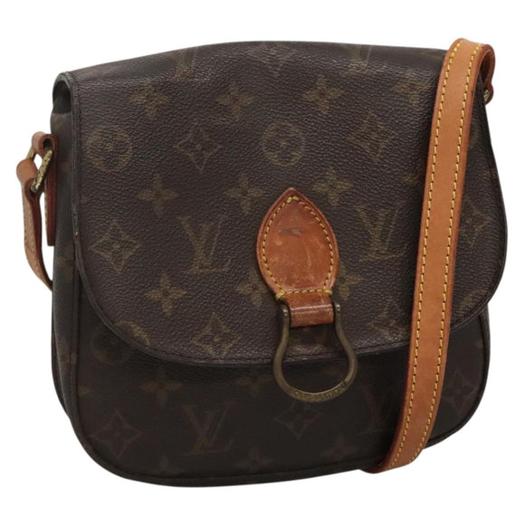 LOUIS VUITTON Monogram Saint Cloud MM Shoulder Bag M51243 LV Auth 134143