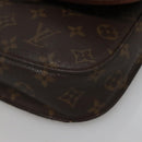 LOUIS VUITTON Monogram Saint Cloud MM Shoulder Bag M51243 LV Auth 134143-10