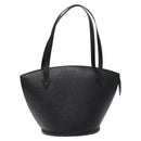 LOUIS VUITTON Epi Saint Jacques Shopping Shoulder Bag Black M52262 Auth 134163-1