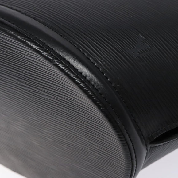 LOUIS VUITTON Epi Saint Jacques Shopping Shoulder Bag Black M52262 Auth 134163