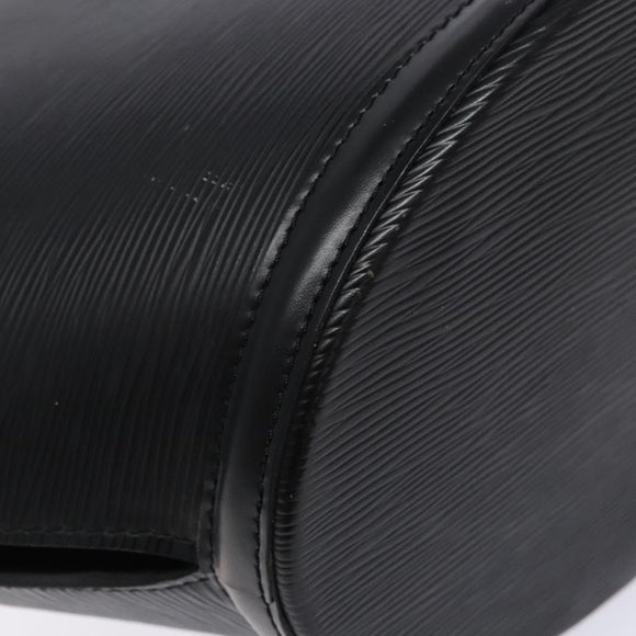 LOUIS VUITTON Epi Saint Jacques Shopping Shoulder Bag Black M52262 Auth 134163