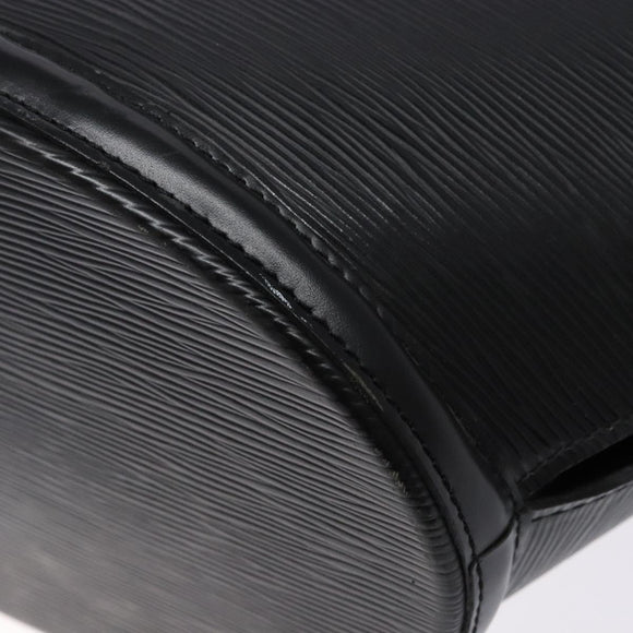 LOUIS VUITTON Epi Saint Jacques Shopping Shoulder Bag Black M52262 Auth 134163