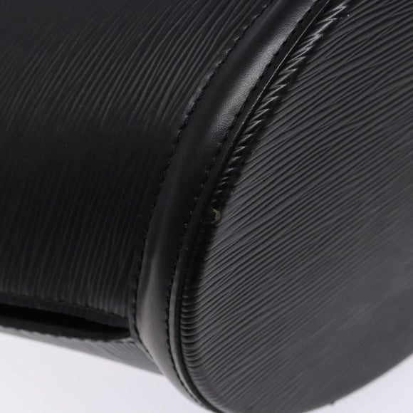 LOUIS VUITTON Epi Saint Jacques Shopping Shoulder Bag Black M52262 Auth 134163