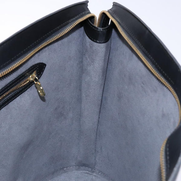 LOUIS VUITTON Epi Saint Jacques Shopping Shoulder Bag Black M52262 Auth 134163