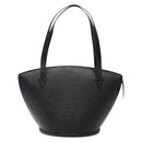 LOUIS VUITTON Epi Saint Jacques Shopping Shoulder Bag Black M52262 Auth 134163-13