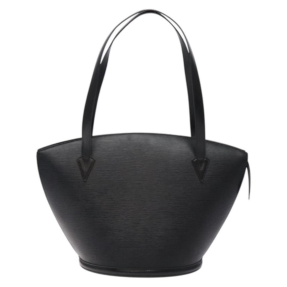 LOUIS VUITTON Epi Saint Jacques Shopping Shoulder Bag Black M52262 Auth 134163