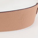 Chloe Everston Hand Bag Leather 2way Beige Gold Auth 134169V-10