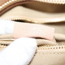 Chloe Everston Hand Bag Leather 2way Beige Gold Auth 134169V-12