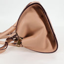 Chloe Everston Hand Bag Leather 2way Beige Gold Auth 134169V-3