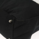 FENDI Hand Bag Cotton Black Silver Auth 134172-15