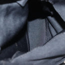 FENDI Hand Bag Cotton Black Silver Auth 134172-11