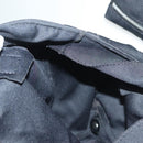 FENDI Hand Bag Cotton Black Silver Auth 134172-20