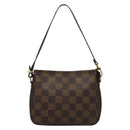 LOUIS VUITTON Damier Ebene Trousse Makeup Pouch N51982 LV Auth 134173-13