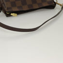 LOUIS VUITTON Damier Ebene Trousse Makeup Pouch N51982 LV Auth 134173-7