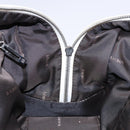 LOEWE Anagram Amazona 36 Hand Bag Leather White Silver Auth 134180-21